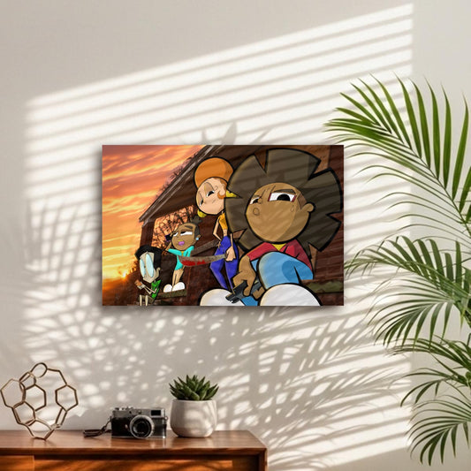 Canvas With Frame|Horizontal3:2 Printed in USA