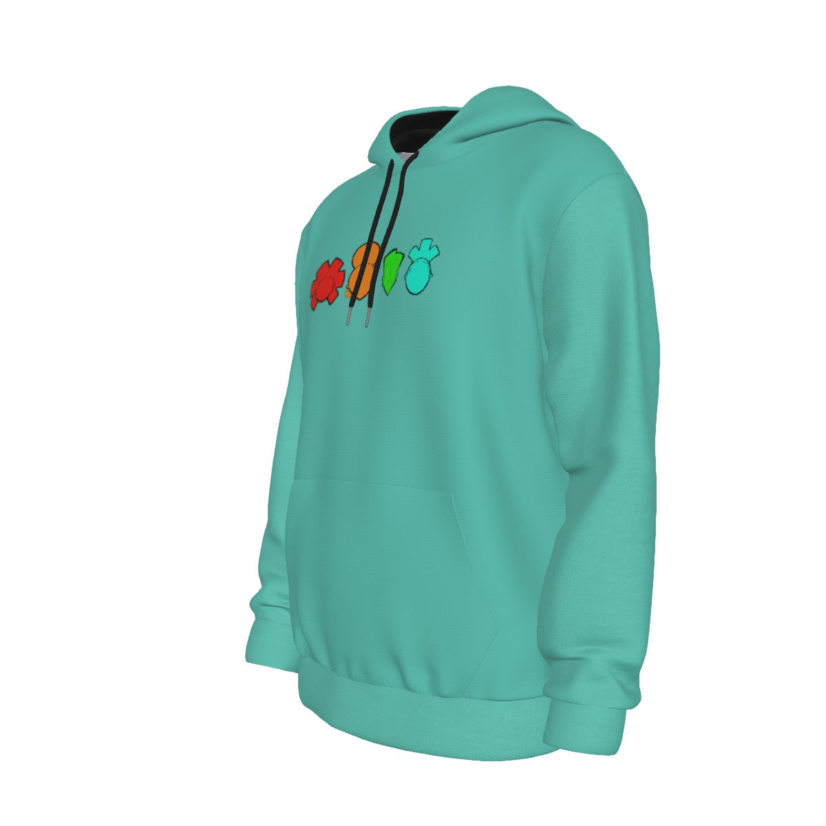 All-Over Print Men's Thicken Pullover Hoodie