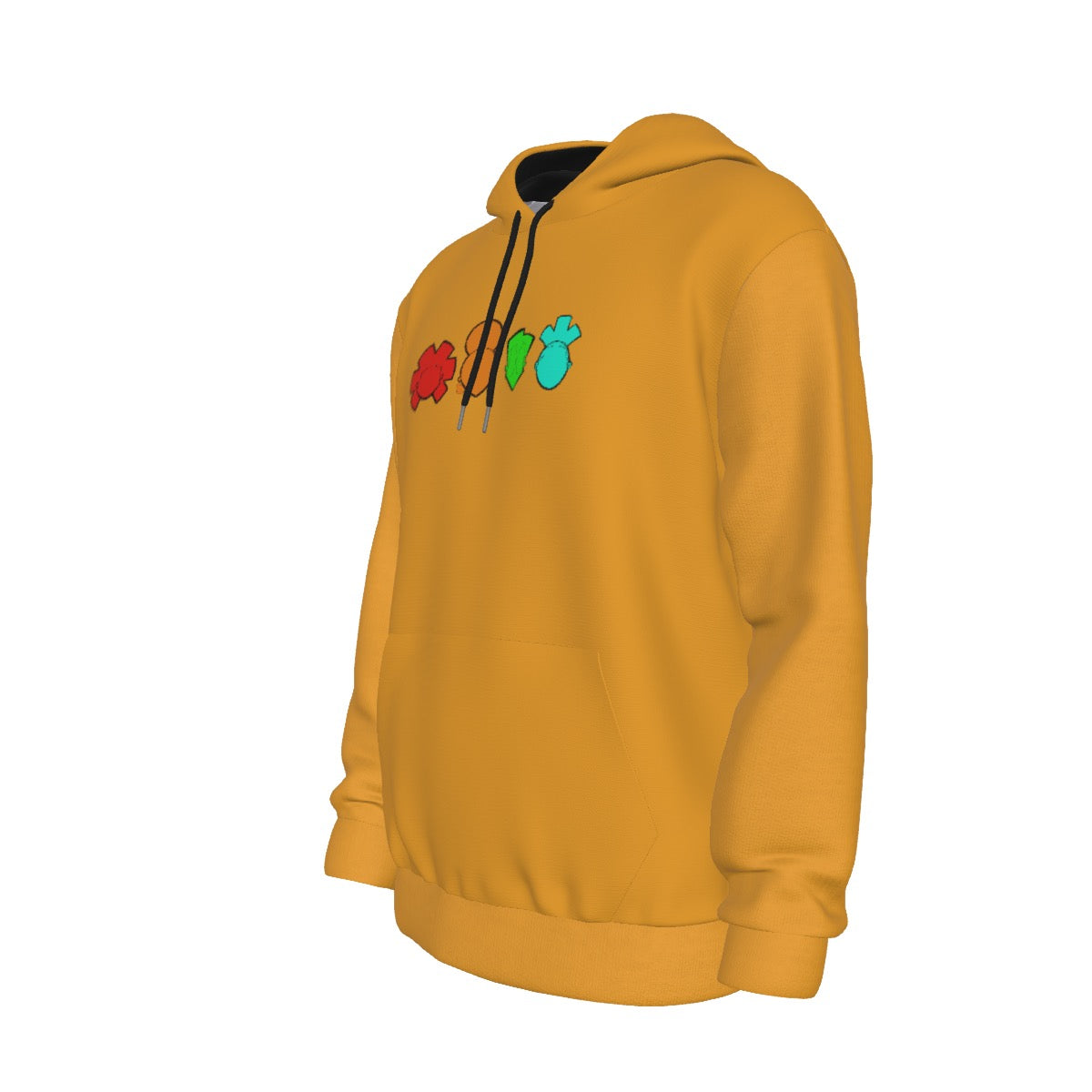 All-Over Print Men's Thicken Pullover Hoodie