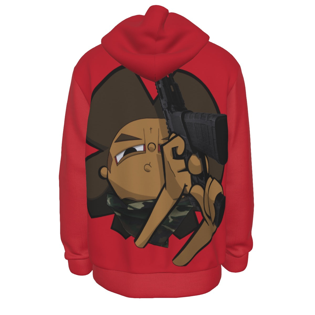 All-Over Print Men's Thicken Pullover Hoodie