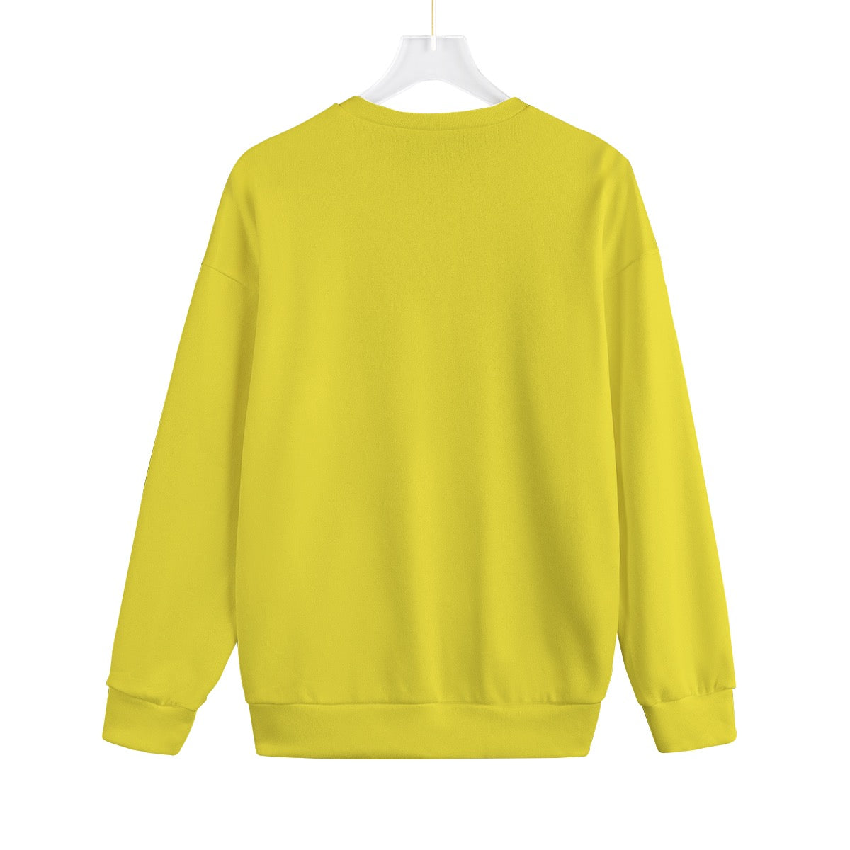 All-Over Print Unisex Drop-shoulder Knitted Fleece Sweater