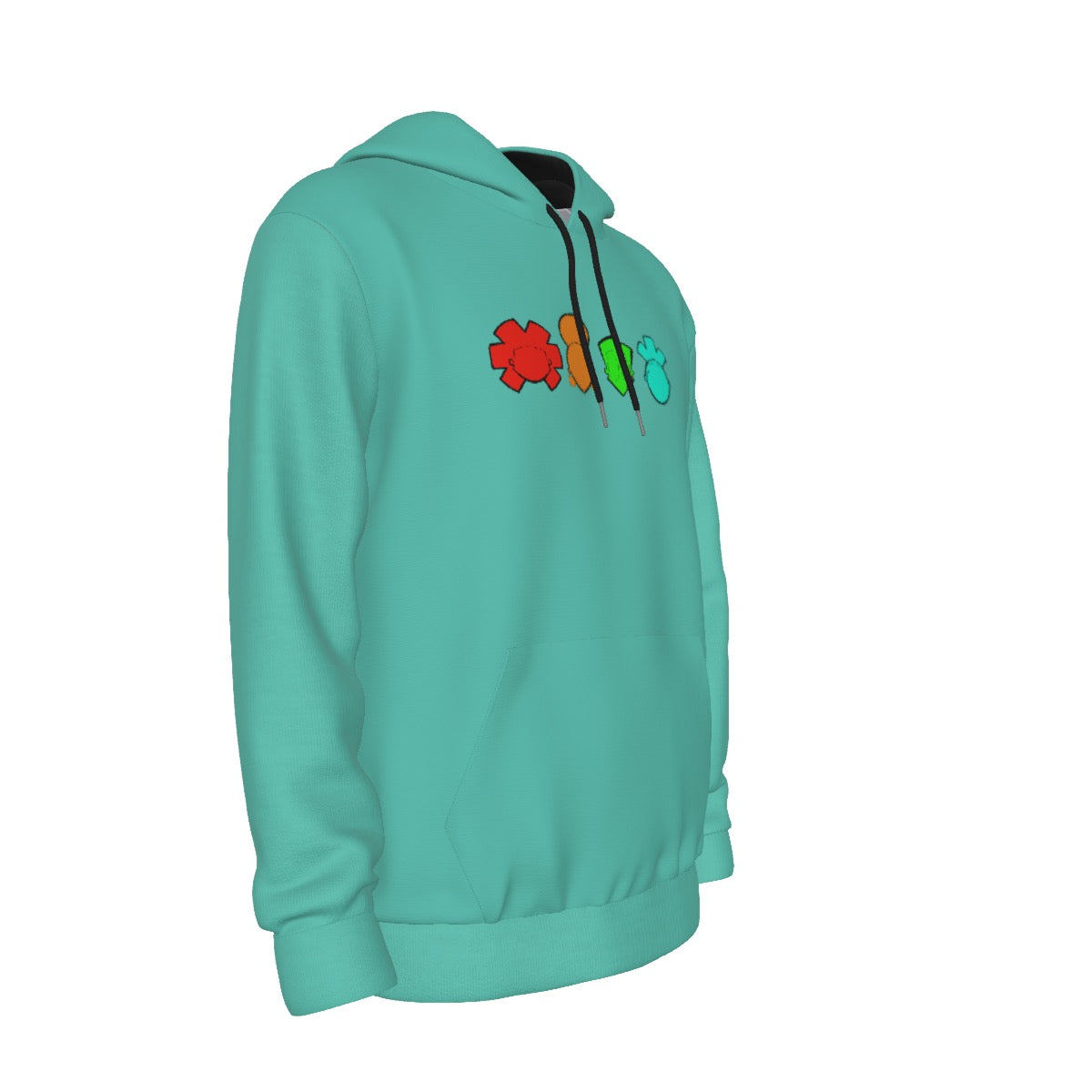 All-Over Print Men's Thicken Pullover Hoodie