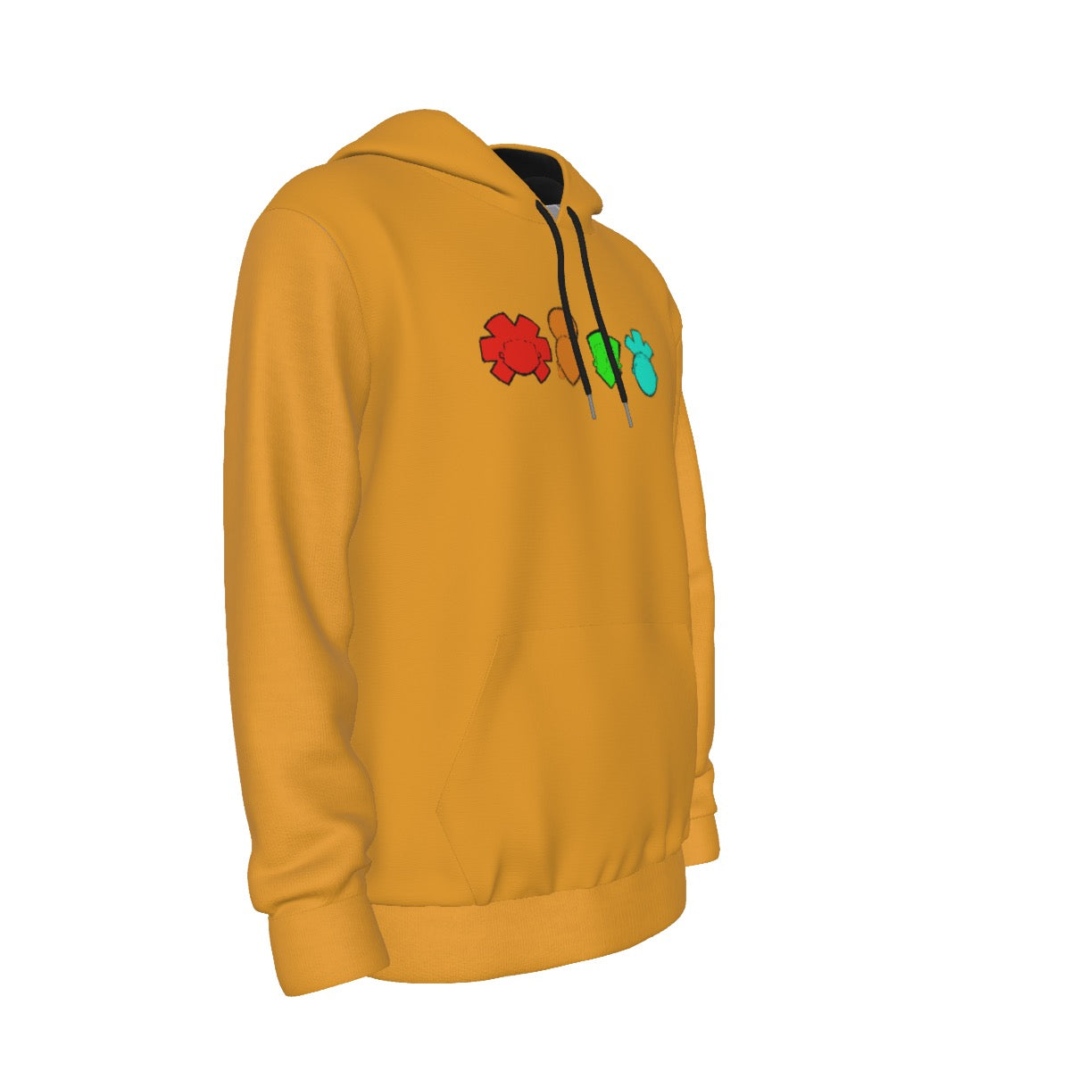 All-Over Print Men's Thicken Pullover Hoodie